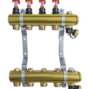 Rozdzielacz do C.O. z zaworami ręcznymi regulująco-odcinającymi
